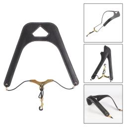 1 pçs preto sax alça de ombro ajustável saxofone pescoço cinta acolchoada ombro confortável para saxofone acessórios práticos - Image 2