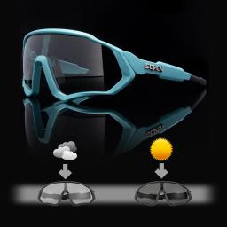 Óculos de sol fotocromáticos para ciclismo, esportes ao ar livre, corrida, drving, estrada, mtb, bicicleta, uv400, segurança - Image 1