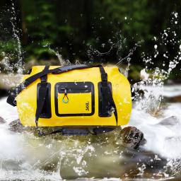 Saco seco impermeável ao ar livre, saco de praia, natação, acampamento, jogo da motocicleta, embalagem do punho, embalagem da bagagem, motocicleta, 50L, 70L, 120L - Image 1