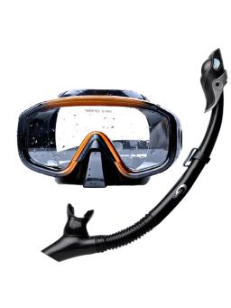 Máscara de mergulho profissional máscara de silicone snorkel máscara de mergulho anti-nevoeiro tubo seco completo equipamento de mergulho subaquático - Image 5