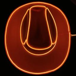Luz incrível led chapéu de cowboy piscando el fio chapéu led piscando luzes blinky chapéu cowgirl led chapéu de noiva natal casamento - Image 6