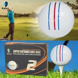 Caitron Super Longa Distância Bola de Golfe de Camada Dupla, Longa e Mais Direita, Sensação Suave, 40 + Jardas Distância Voadora, 12Pcs - Image 4