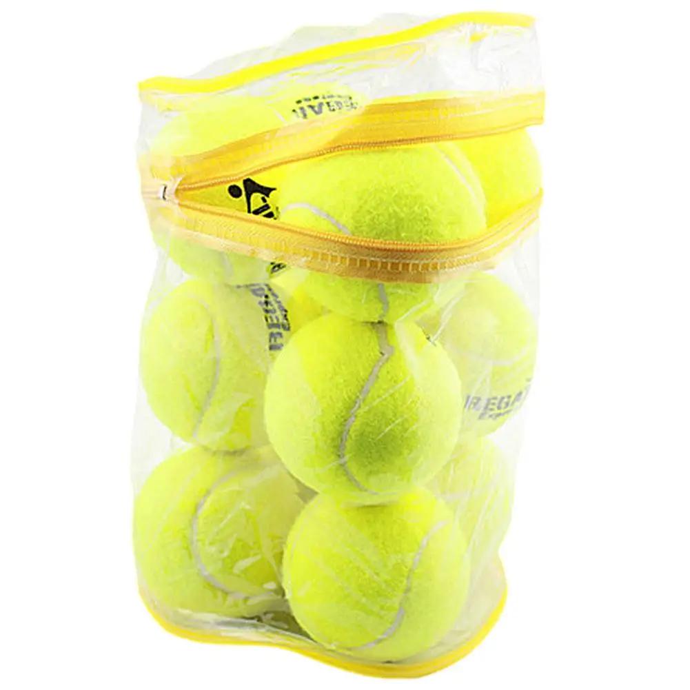 Bolas de tênis High Bounce para iniciantes, duráveis, pressurizadas, treinamento, bolas de tênis, 12 Pack - Image 1