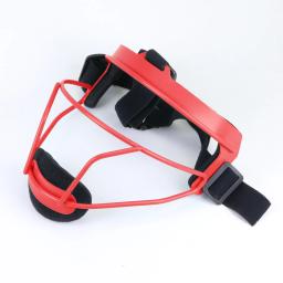 Viseiras de proteção de cabeça de beisebol para mulheres e meninas, máscara facial softball, chin pad, óculos escuros, campo de defesa, protetor facial, antisuor - Image 4