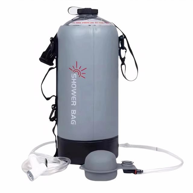 Saco de Chuveiro Portátil com Bomba de Pé - Mochila de Chuveiro para Acampamento com Grande Capacidade