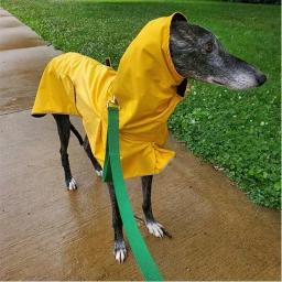 Jaqueta impermeável ajustável para cães, jaqueta de lã quente, casaco italiano Whippet, inverno - Image 3