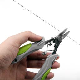 Pinças De Pesca Removedor De Gancho De Aço Inoxidável Nariz Longo Pinças De Pesca Trançado Faca Pinças Portátil multifunctio De Pesca - Image 5