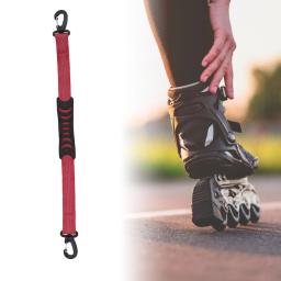 Patinação sapatos transportadora cinta com fim ganchos cinto cinta de inicialização de esqui rolo portátil patins de gelo alça gancho patinação acessórios - Image 3