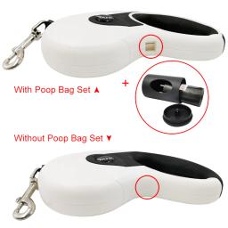 Trela automática retrátil para cães de estimação, corda extensível para caminhadas ao ar livre com caixa de cocô Golden Retriever, cães pequenos e grandes - Image 3