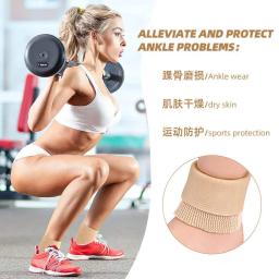 Almofadas de tornozelo para homens e mulheres, tornozeleiras, protetores de calcanhar, compressão elástica, patinação artística - Image 2