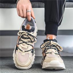 2024 novos homens tênis de corrida malha respirável qualidade ao ar livre caminhada jogging esportes zapatillas hombre novo tamanho 39-44 - Image 3