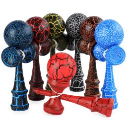 Kendama profissional brinquedo bola de madeira brinquedo esportes ao ar livre crianças e adultos ao ar livre bola esportes crack faia madeira design colorido - Image 1