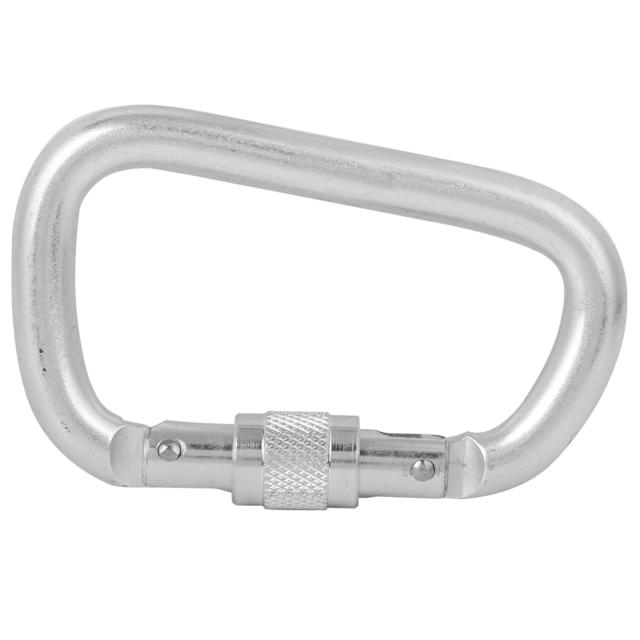 Mosquetão D Shape de Alta Resistência para Escalada em Aço Master Buckle - Suporta até 45KN