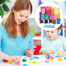 24 cores diy kit de argila colorida modelagem artesanato fazendo ar seco amigos presentes acessórios adolescente adultos brinquedos - Image 3