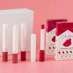 Conjunto de batons com espelho líquido para mulheres, duradouro, impermeável, antiaderente, brilho labial fosco, cosméticos, maquiagem, 4 peças - Image 6