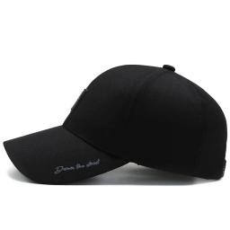 Boné de beisebol com letra para homens e mulheres, casquete snapback ajustável para esportes, boné de algodão, marca de luxo, moda inverno - Image 2