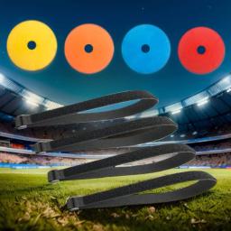 Treinamento Alvo Discos para Treinamento de Futebol Corda Ajustável, Agilidade Reativa Atirar, Placa TPE Footbal, Precisão Placa, 1 Conjunto - Image 2