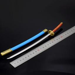 Anime Periférico Katana Samurai Espada, Metal Modelo Artesanato, Ornamento Artesanato Coleções, Minazuki Zanpakutou Unohana, 26cm - Image 4