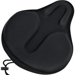 Confortável Exercício Bike Seat Cover, C6 Grande Espuma Larga e Gel Acolchoado, Bicicleta Saddle Cushion para Mulheres e Homens, Todos - Image 1