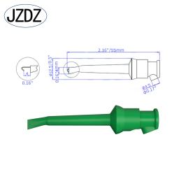 Jzdz sonda de teste com clipe de gancho de teste, 10 peças para teste eletrônico mini conector grabber ferramentas diy acessórios j.30007 - Image 2