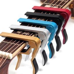 Liga Capo Metal Tuning Clip, Acessórios de guitarra, instrumento de cordas, TFT, Random Pick Bag, PU Material - Image 6