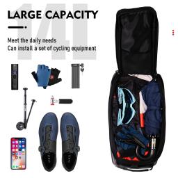 Impermeável Reflective Bicicleta Saddle Bag, Grande Capacidade, cauda Tronco Traseiro Bag, Road Mountain Bike Bagagem Transportador, Bicicleta Sacos, 14L - Image 3
