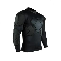 Goalkeeper Soccer Jerseys Set para Homens, Uniformes Esponja, Protetor de Motocicleta, Terno de Treinamento, Esponja, Capacetes Grossos, 2022 - Image 5