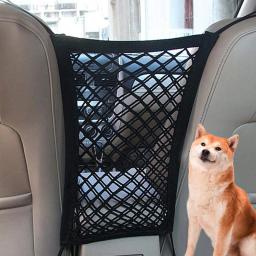 Pet Car Elastic Segurança Isolamento Net, Viagem Isolamento Barreira Mesh, Anti-Colisão, Cão Suprimentos, Crianças - Image 1