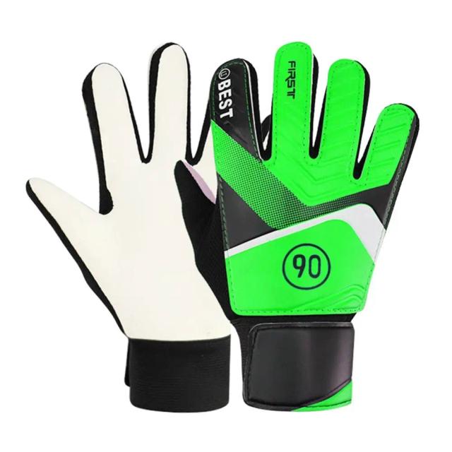 Luvas de Futebol Anti-Colisão para Crianças em Látex e PU - Proteção Confortável para as Mãos, 1 Par