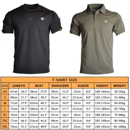 Camisetas Polos leves táticas para homens, roupas casuais ao ar livre, escalada, caminhada, camping, camiseta com secagem rápida - Image 3