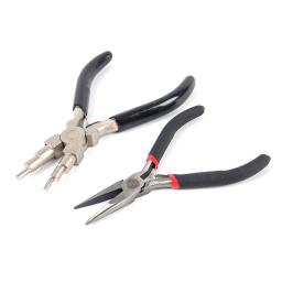 Alicadores redondos do nariz para fazer jóias DIY, ferramentas de aço, acessórios artesanais, 1PC - Image 4