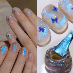 NASCIDO PRETTY-Auroras Cat Magnetic Gel Unha Polish Set, Varnis Semi Permanente, Rosa Brilhante, Fairy Magnet Gel Kit, 10ml, 6Pcs - Image 2