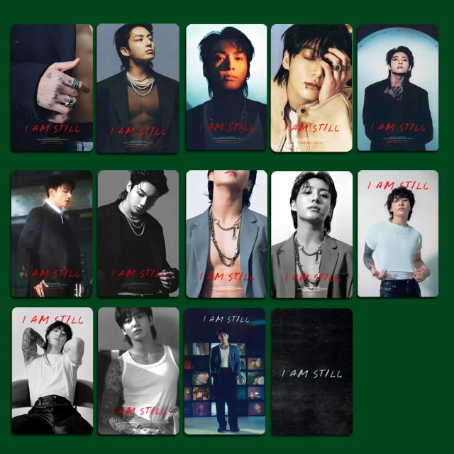 Coleção Holográfica de Photocard Kpop - 13 Postais Exclusivos para Fãs e Presentes Acessórios