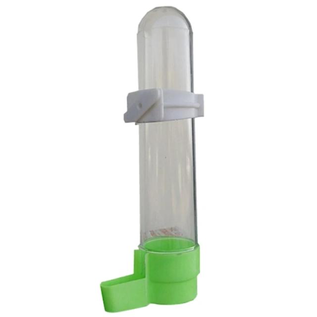 Alimentador Automático de Plástico para Pássaros de Estimação - Ideal para Papagaios e Calopsitas com Bebedor de Água e Tigela Integrada