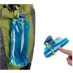Bolsa de água dobrável ultraleve portátil, bolsa de garrafa macia, suprimentos esportivos ao ar livre, caminhadas e corrida, 700ml - Image 2