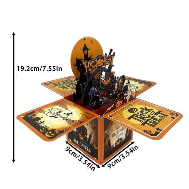 Cartões Surpresa 3D de Halloween: Criativos e Divertidos para Sua Festa DIY