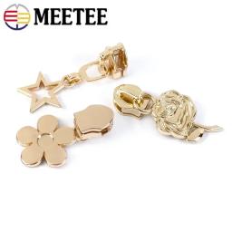 Zíperes para Nylon Ziper Repair Kit, Fecho com Zíper, Sliders, LightGold, Zip Extrator, Zips Saco, Lock Head, Substituição, 5 #, 10Pcs - Image 2