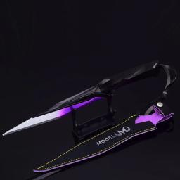 Brinquedo Metal Samurai Sword, Faca Valorant Singularity, Modelo de Arma, Ornamentos Samurai, Coleção Karambit, Caixa de Presentes Segura, 30cm - Image 6