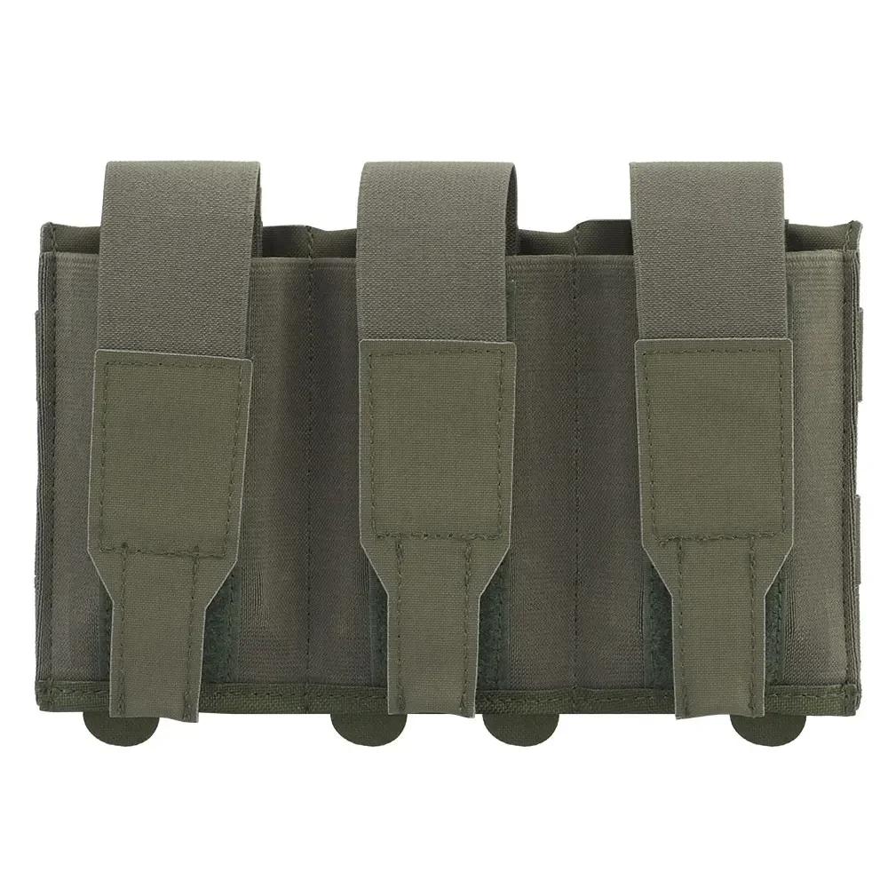 Atyudro tático 5.56/7.62mm bolsa leve batida triplo mag caça molle sistema paintball acessórios tiro saco da cintura - Image 1