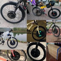 IMotor 3.0 Kit de conversão de bicicleta elétrica tudo em um 36V 350W Bateria inclui kit de roda dianteira Bicicleta Eléctrica 24 "-29" 700C - Image 3