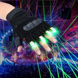 LED Laser Luvas com Luz, Vermelho, Verde, Roxo, DJ Club, Festa, Barras, Palco, Luz Novidade, Performance Props - Image 4