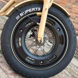Novo personalizado 20 super ebike aro capa universal super ebike aro decoração capa de roda de bicicleta super73 rx s2 r roda hub capa - Image 1