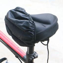 Venda quente capa de chuva para assento de bicicleta, elástica, à prova d'água, poeira, resistente à chuva, protetor uv, capa de selim de bicicleta, acessórios de bicicleta - Image 1