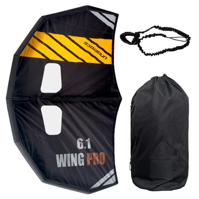 Asa Inflável de Windsurf em Fibra de Carbono com Airbag Independente e Punho Rígido - Prancha de Wingsurfing 4.1, 5.0, 6.1 m²