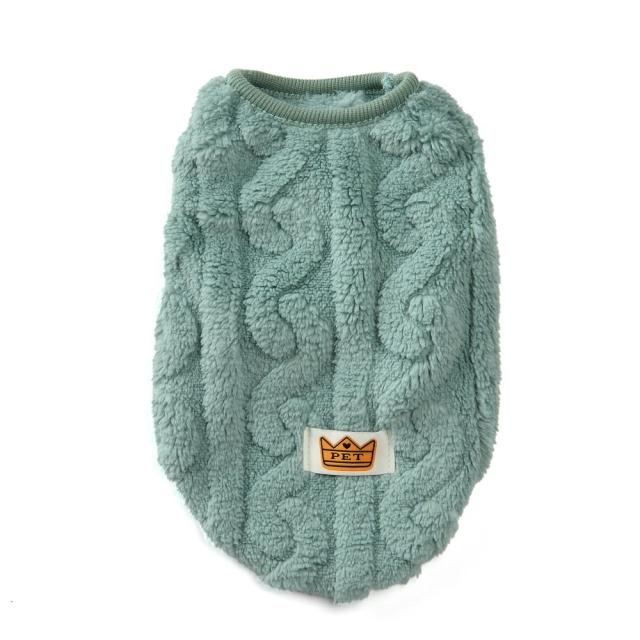 Moletom Aconchegante de Lã para Cães e Gatos Pequenos e Médios - Roupa Quente Ideal para Outono e Inverno
