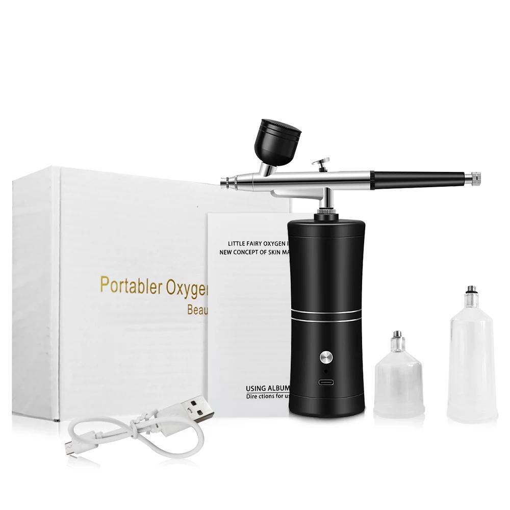 Airbrush prego com Compressor, Air Brush portátil, Nail Art Compressor, Pintura e Artesanato Kit - Image 1