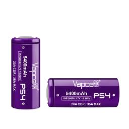 Vapcell original p54 inr 26650 bateria 5400mah capacidade cdr 20a max 35a 3.7v bateria de ferro de lítio para baterias de lanterna - Image 6