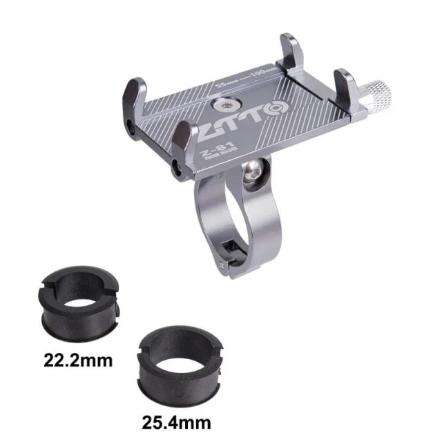 Suporte de Alumínio para Celular em Bicicletas e Scooters - Acessório de Ciclismo Ideal para Mountain Bike e Carro