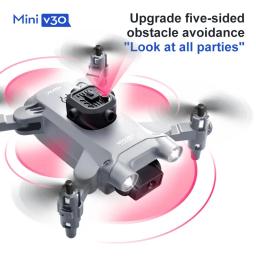4DRC-V30 Mini Drone com Câmera HD para Crianças, Evitar Obstáculos, Quadcopter Dobrável, Helicóptero RC, Pequenos Brinquedos Drone, 4K, 1080P, WiFi - Image 2