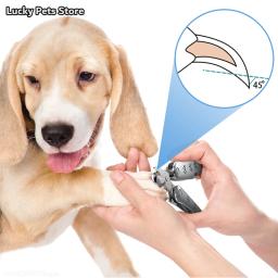 Cortador de unhas 3 em 1 para cães e gatos, moedor de unhas para animais de estimação, aparador de limpeza de cachorros, pente para tesoura de cuidados com garras de cachorro, depilador de cabelo de gato - Image 4